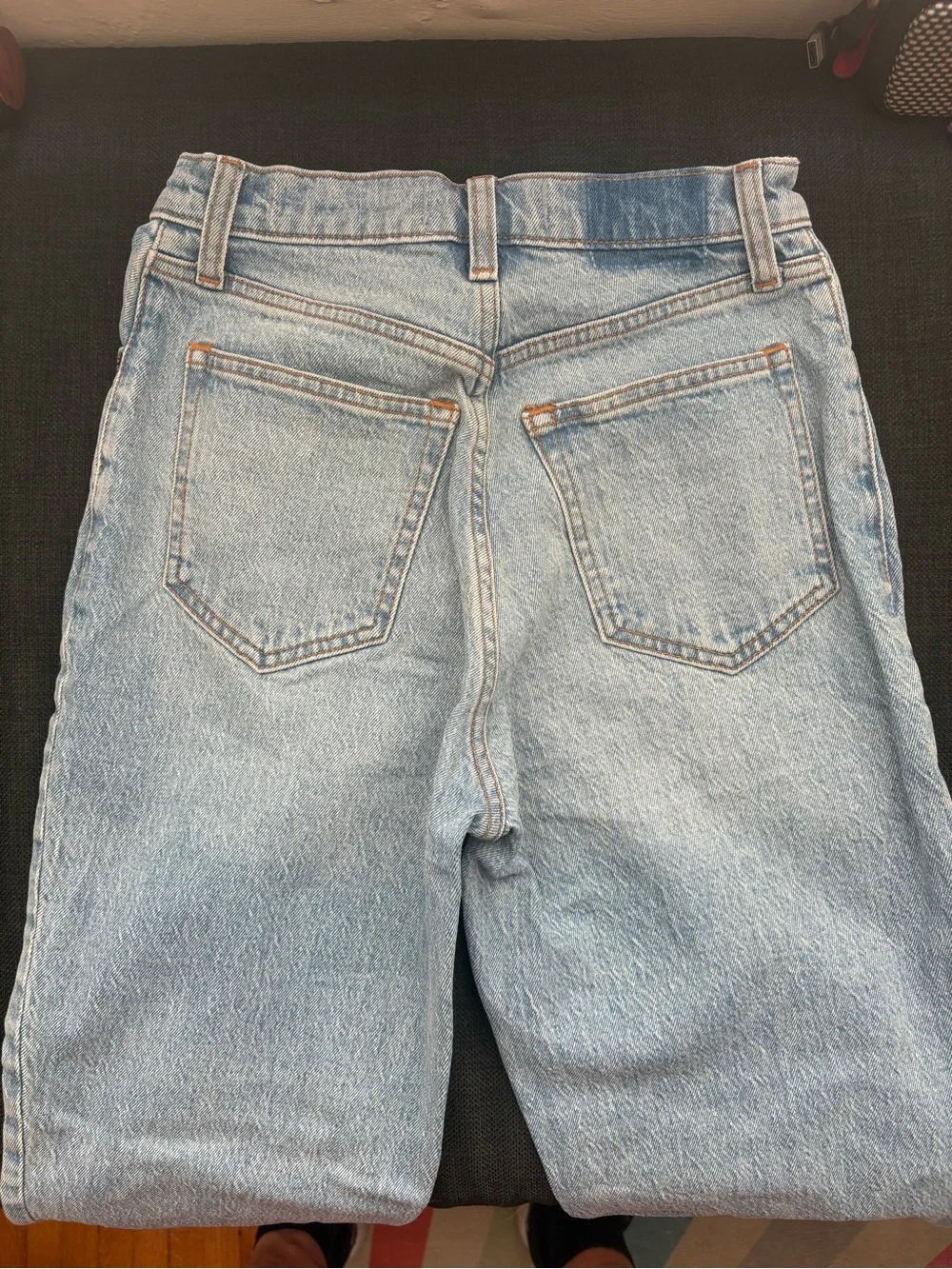 Abercrombie & Fitch Light Wash Straight Leg Jeans